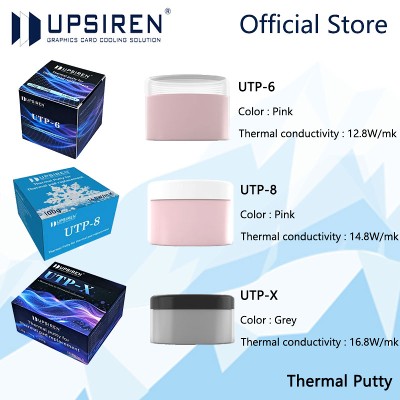 UPSIREN UTP6UTP8UTPX Pasta Termoprzewodząca do VGA GPU IC Procesora Szybkie Chłodzenie Zamiennik Termopady Blokująca Ciepło Pasta Termiczna