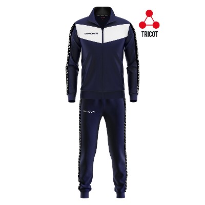 GIVOVA dres sportowy męski komplet bluza spodnie Triacetato