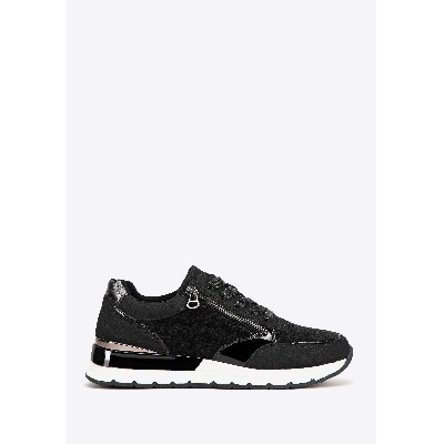 Damskie sneakersy suwakiem na boku