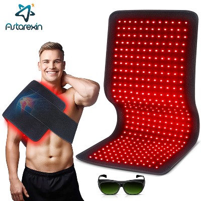 Zaktualizowana podkładka grzewcza do terapii światłem czerwonym do ciała Urządzenie na podczerwień Poduszka Mata Talia Powrót Ramię Mięśnie Ulga bólu Relaks