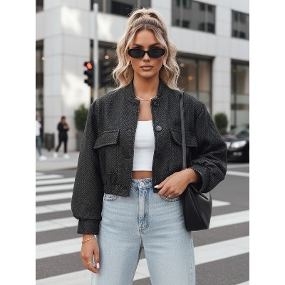 Kurtka damska bomberka HONES grafitowa Dstreet TY4142