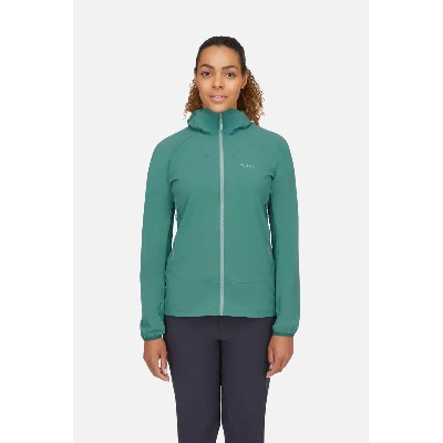 Rab Lekka kurtka softshell damska Borealis Jacket Eucalyptus