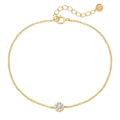 Glanzstücke München Bransoletka Srebro wysokiej próby złoto Bransoletki ct Damski