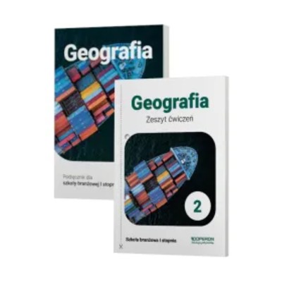 Geografia Podręcznik zeszyt ćwiczeń Szkoła branżowa stopnia