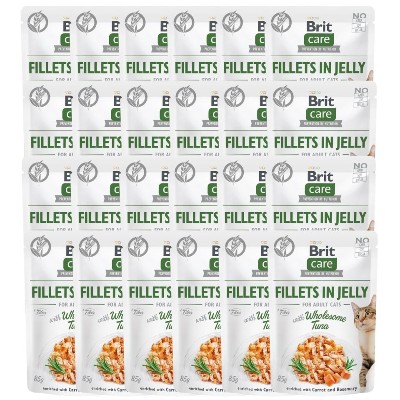 BRIT Care Fillets in Jelly tuńczyk saszetki dla kota 24 85