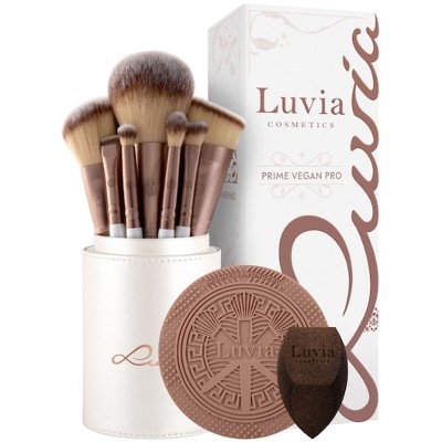 Luvia Cosmetics Brush Set Prime Vegan Pro Zestaw pędzli do makijażu Female