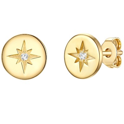 Lulu Jane Srebro wysokiej pr óby Brylant Kolczyki ct Damski