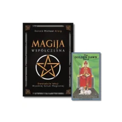 Pakiet Magija współczesna Dwanaście lekcji wysokiej sztuki magicznej Golden Dawn Tarot Tarot Złotego Brzasku