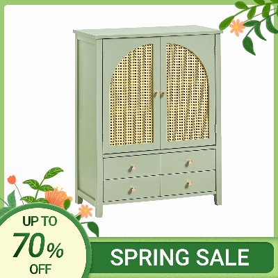 SoBuy FSB72GR szafa na buty szafa kuchenna kredens drzwiami kształcie siatki szafa bufetowa do przechowywania szafa komoda