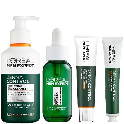 LOréal Paris Men Expert Derma Control Routine Bundle