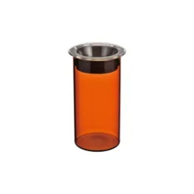 Colors Canister Pojemnik szklany bursztynowy