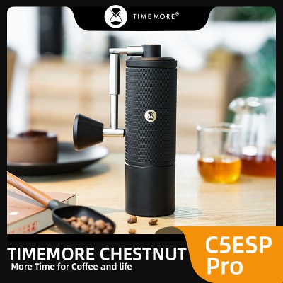 TIMEMORE Chestnut C5 ESP PRO Ręczny Młynek do Kawy Espresso Regulowanym Rdzeniem Stalowym Szczotka do Czyszczenia Przenośny na Zewnątrz