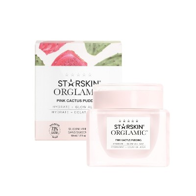 STARSKIN Orglamic Pink Cactus Pudding Mleczka do twarzy 50 ml