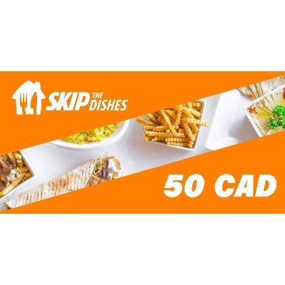 SkipTheDish Gift Card 50 CAD