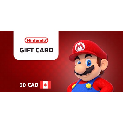 Nintendo Eshop 30 CAD