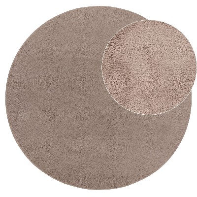 Dywan Calissa taupe 80 cm okrągły