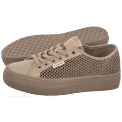 Sneakersy Vulc Flatf Lace Up Lin Mesh Nomad HW0HW02971 PDT CK731a Calvin Klein