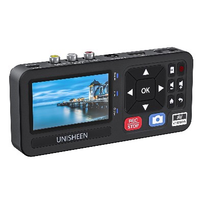 Gorąca sprzedaż Taśma VHS do cyfrowej kamery wideo Rejestrator Casette MP3 Reel Mini Small TF FLASH Disk Old Camcorder DVD Converter