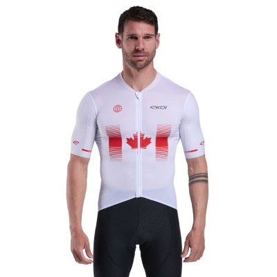 Koszulka krótkim rękawem EKOI Perf Flag Canada