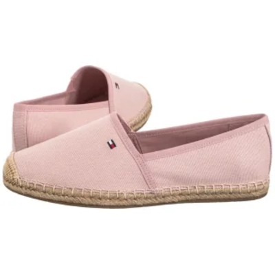 Espadryle Flag Canvas Espadrille Foggy Pink FW0FW08541 TQN TH1264d Tommy Hilfiger