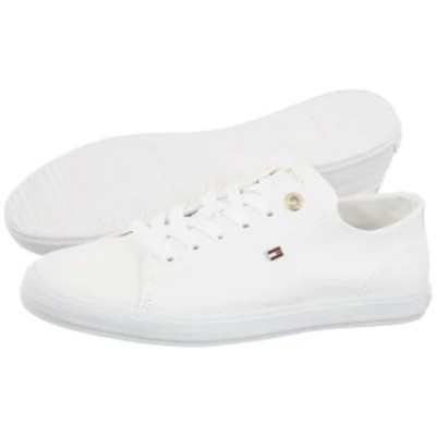 Tenisówki Th Foxing Sneaker Canvas White FW0FW09170 YBS TH1477a Tommy Hilfiger