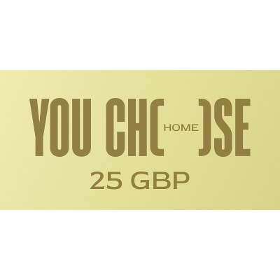 You Choose Home Gift Card 25 GBP