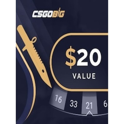 CSGOBIG Gift Card 20 USD Key GLOBAL