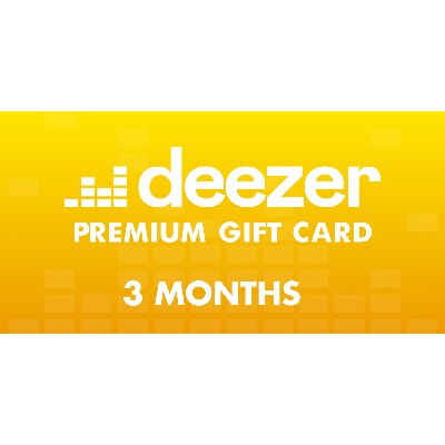 Deezer Premium Gift Card Month