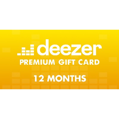 Deezer Premium Gift Card Months