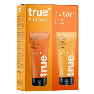 TRUE MEN SKIN CARE Promo set Cream SPF30 SPF 50 Ochrona przeciwsłoneczna ct