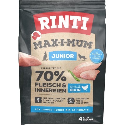 RINTI MAXIMUM Junior Chicken kurczakiem dla szczeniąt kg