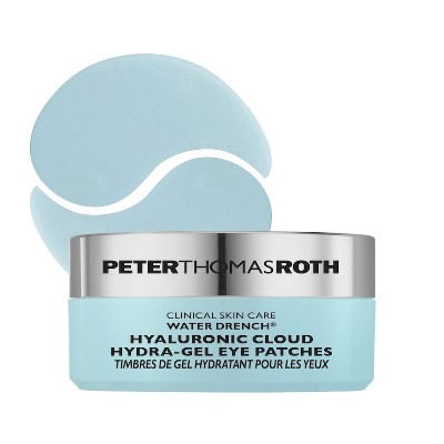 Peter Thomas Roth Water Drench Chmura Hialuronowa Hydrażelowe płatki pod oczy Płatki pod oczy 60 ct