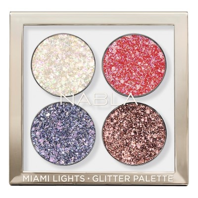 Nabla Miami Lights glitter Palette Paleta Cieni Do Powiek Miami Lights glitter Dla Kobiet