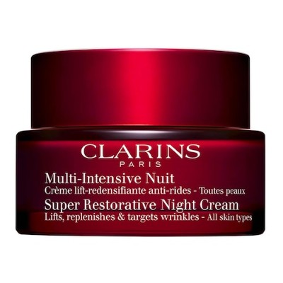 Clarins Super Restorative Krem Na Noc Do Każdego Rodzaju Skóry Multi Intensif Nuit Tp 50 ml Dla Kobiet