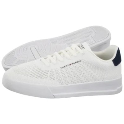 Sneakersy TH Court Knit White FM0FM05823 YBS TH1484a Tommy Hilfiger