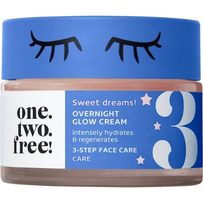 Onetwofree Pielęgnacja twarzy Overnight Glow Cream Opieka nocna Female 50 ml