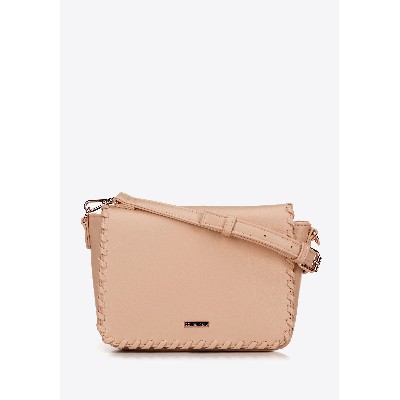 Damska crossbody obszytą klapą