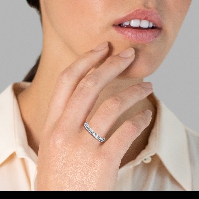 Glanzstücke München pierścionek srebro wysokiej próby Cyrkonia Pierścionki ct Damski