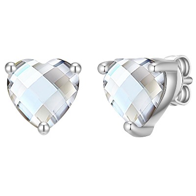 Rafaela Donata Kolczyki Serce Srebro wysokiej próby ct Damski