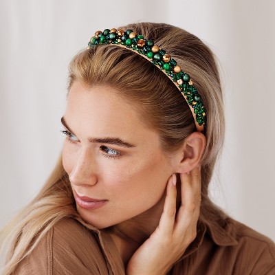 Republika Jewelry GOLDEN GREEN Opaski do włosów ct