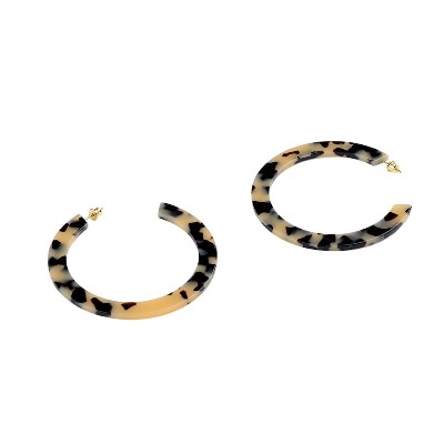 Turtle Story Large Hoops Kolczyki ct