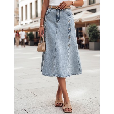 Spódnica jeansowa midi DEMILOVO Dstreet CY0487