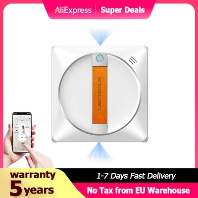 Robot odkurzacz okienny Liectroux YW710 podwójny strumień wody Inteligentna Pamięć Wysoka Moc Ssąca zaktualizowany Czujnik Laserowy Domowy Robot do Czyszczenia Ścian Szkła Sterowanie