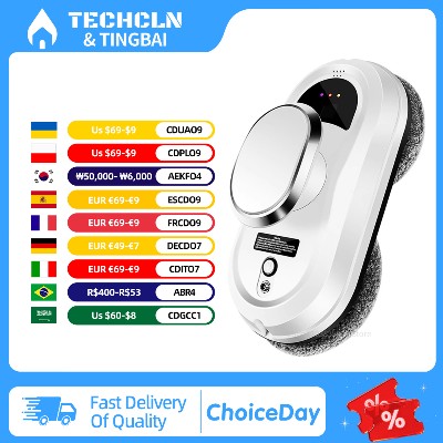 Inteligentny robot do czyszczenia okien Odkurzacz Robot do czyszczenia okien Elektryczny szklany Limpiacristales Pilot do domu