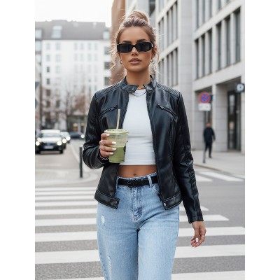Kurtka skórzana damska KLIROS Dstreet TY4466