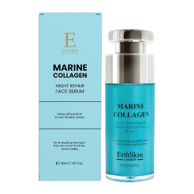 ErthSkin London Serum na noc kolagenem morskim Kolagen do twarzy 30 ml Damski
