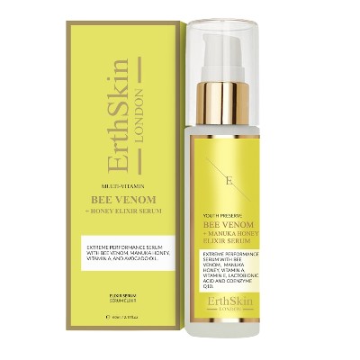 ErthSkin London Serum eliksirem jadu pszczelego miodu manuka Serum nawilżające 60 ml Damski