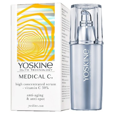 Yoskine MEDICAL Yoskine Medical Mocno Skoncentrowane Serum Witaminą 30 Przeciw zmarszczkom przebarwieniom 30 ml Glow Serum Damski
