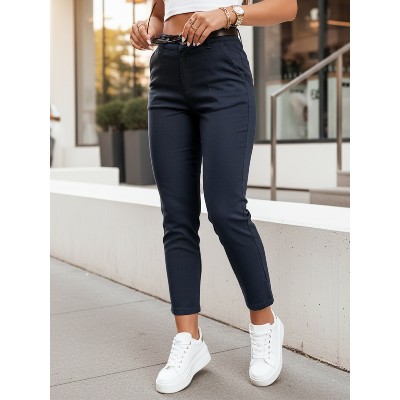 Spodnie damskie slim fit paskiem TAIRONIK Dstreet UY2542
