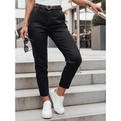 Spodnie damskie slim fit paskiem TAIRONIK Dstreet UY2544